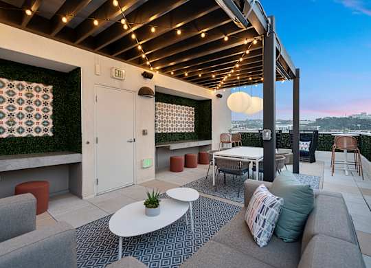 Skydeck with view at Apex apartments in Laguna Niguel CA