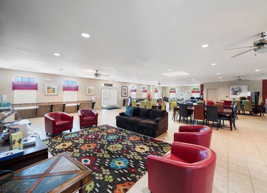 Social lounge at Parkway Ranch Rental Homes in Houston TX