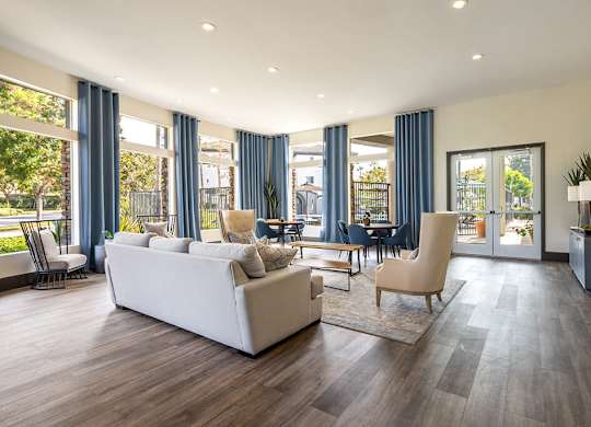 Social lounge at Sierra at Otay Ranch Apartments in Chula Vista CA