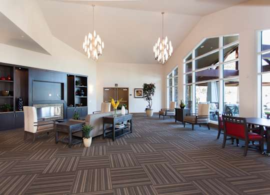 Social Lounge at The Lodge at Morgan Hills Apartments in Morgan Hill CA