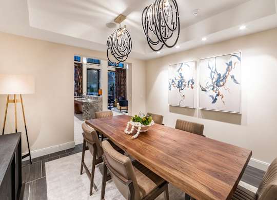 Social Lounge Dining Room at North at Totem Lake Apartments in Kirkland WA