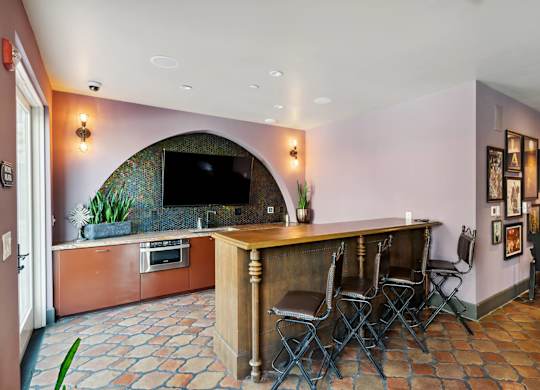 Social Lounge Lions Den Kitchen Area