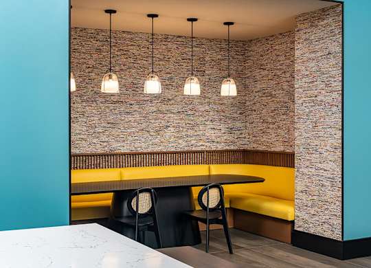Social lounge seating at The Belhaven in Alexandria VA