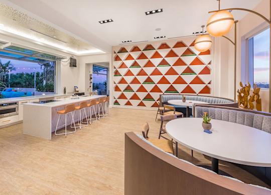 Social Lounge VIP Kitchen at Vita Apartment Homes in Orange CA