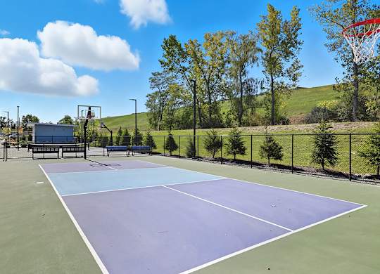 Basketball court at Station 316 Woburn MA