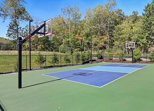 Sports courts at Station 316 Woburn MA
