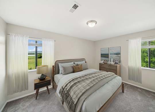 Loft Bedroom at Sky Rock Apartments in Longmont CO