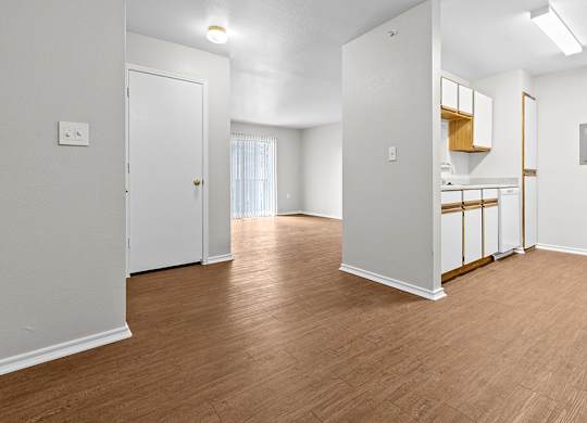 Traditional entrance near kitchen at Valley Ridge Apartments in Lewisville TX