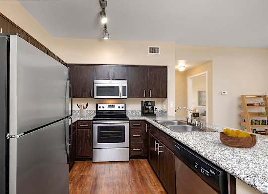 Kitchen at Campana Crown Valley Apartments in Mission Viejo CA