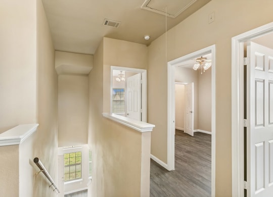 Interior hallway at Sterling Green and Sheldon Ranch in Channelview TX
