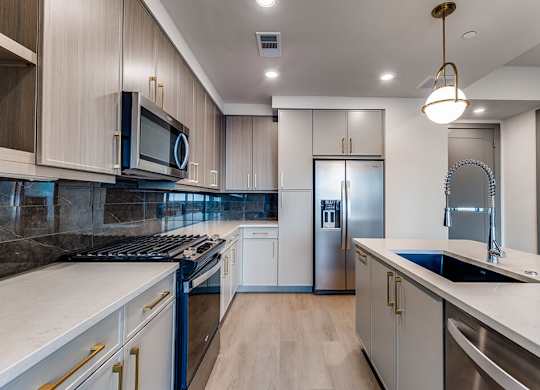Kitchen at 1010 Waugh Apartments in Houston TX