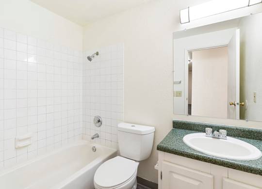 Vacant Bathroom at Arbor Park Apartment Homes in Mount Vernon VA