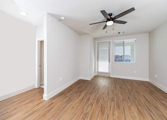 Clay design living room at Olivean Apartments in Broomfield CO