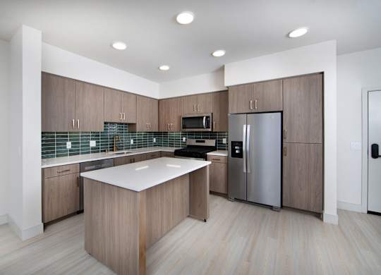 Kitchen at Bevel Apartments in San Diego CA