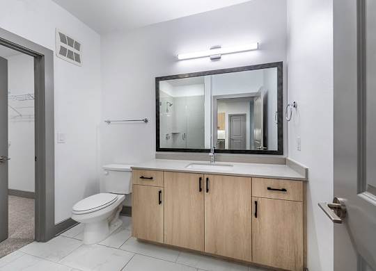 Bathroom at Cala Apartments in Austin TX