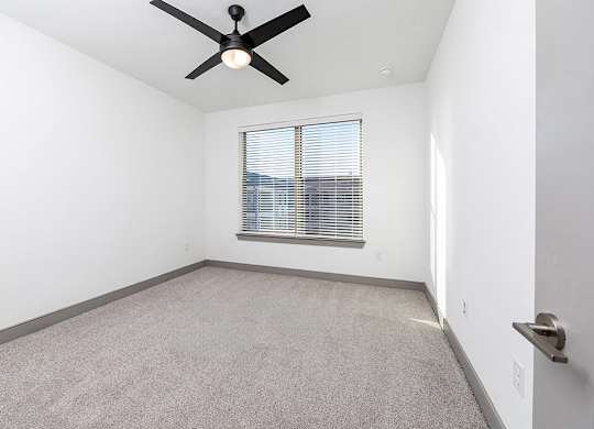 Vacant bedroom at Cala Apartments in Austin TX