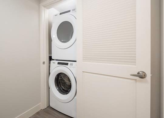 In unit Washer and Dryer at The Seaton Apartments in San Diego CA