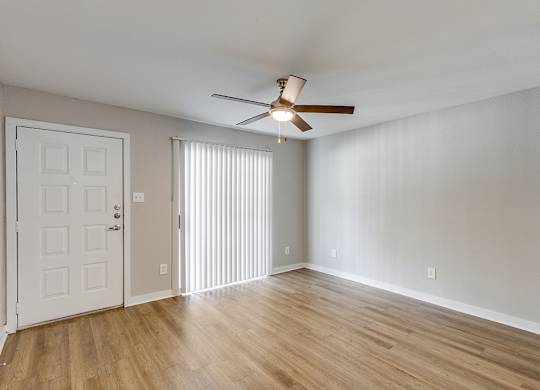 Hardwood flooring at Mission James Place Apartments in Austin TX