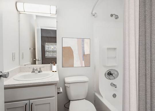 Primary bathroom at Villages at Marley Station in Glen Burnie MD