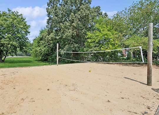 Volleyball court at Weston Circle Apartments in Fredericksburg VA