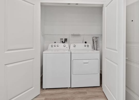 Washer and Dryer in-unit at The Quill Apartments in Milford, MA