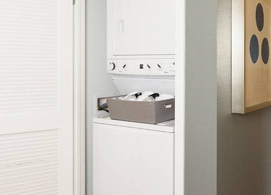 Washer and dryers at Apex apartments in Laguna Niguel CA