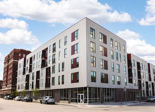 Exterior of The Flats