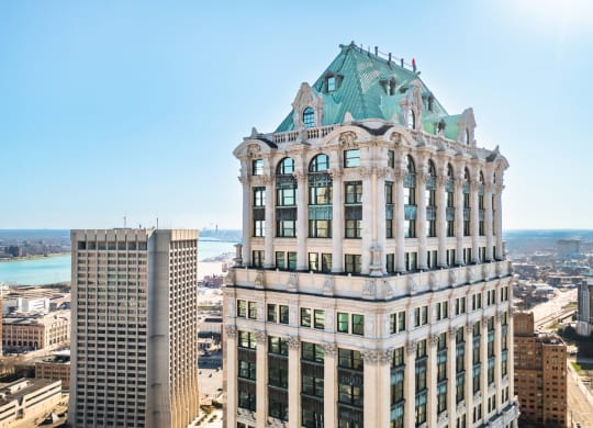 Exterior View at Book Tower, Detroit, Michigan