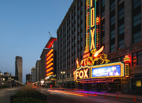 Neighborhood Entertainment at Book Tower, Michigan, 48226