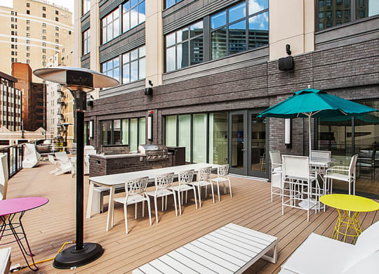 Outdoor Kitchen at 28Grand, Detroit, MI, 48226