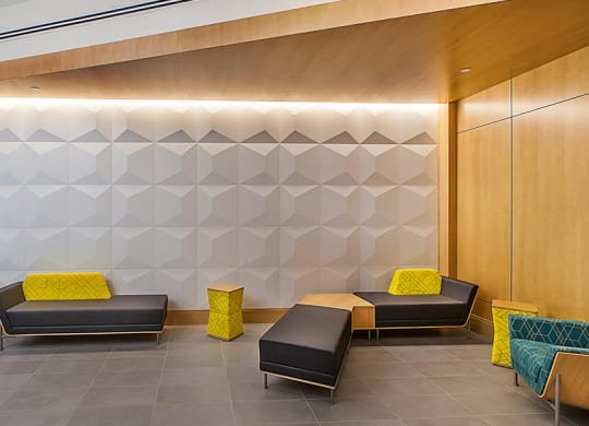 Picturesque Lobby Area at 28Grand, Detroit