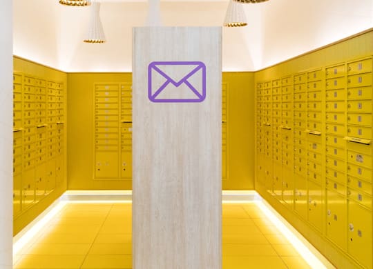 Delivery Lockers at 28Grand, Michigan