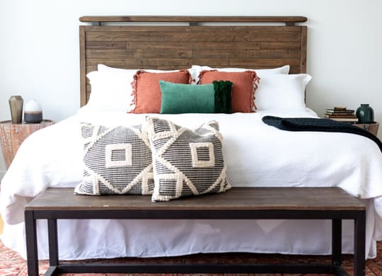 Bed in Bedroom at The Assembly, Michigan, 48216