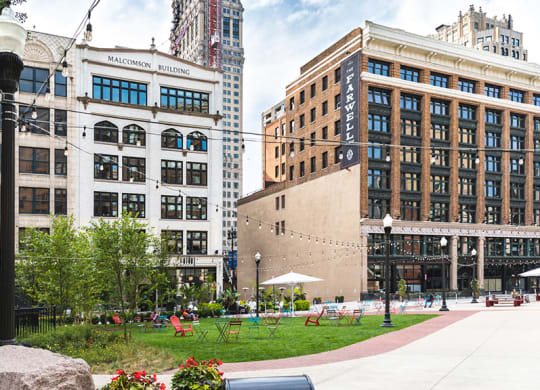 Capitol Park Exterior at 35W, Detroit, MI