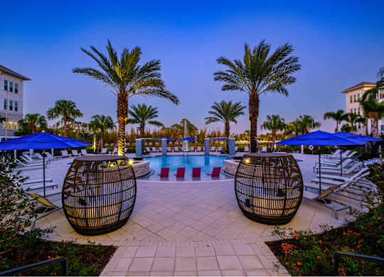 Poolside Lounge at Altis Grand Lake Willis, Orlando
