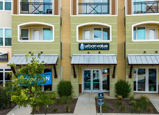 the building where the hotel is located