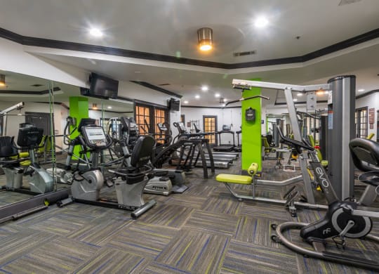 Fully Equipped Fitness Center at Oberlin Court, Raleigh, NC, 27605