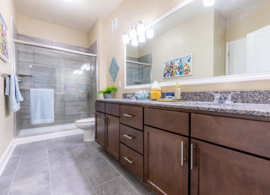 Luxurious Bathroom at The Residences at Bluhawk Apartments, Overland Park, KS, 66085