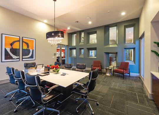 Boardroom at Block 334 Apartments