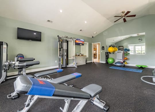 fitness center strength equipment