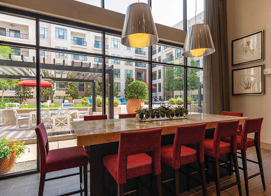 courtyard view at Ascent at City Centre