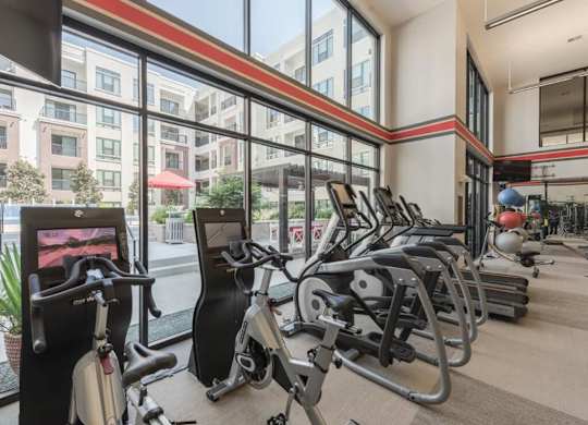 fitness center at Ascent at City Centre