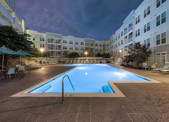 our apartments in a city have a swimming pool