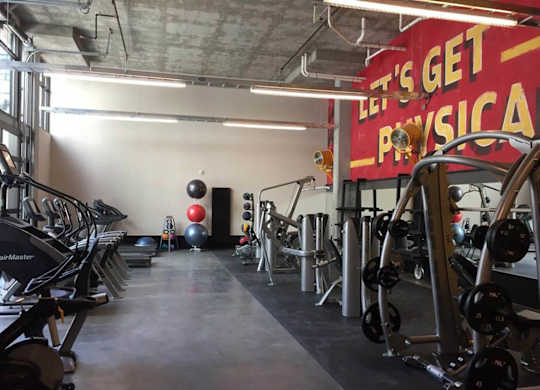 Fitness center at Idea1 Apartments in in San Diego CA
