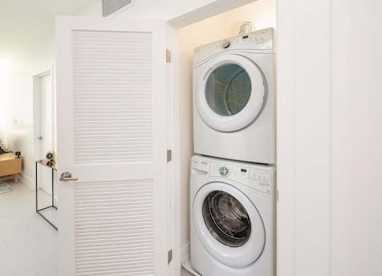 In unit washer and dryer at Idea1 Apartments in in San Diego CA