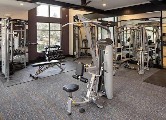 Fitness Center With Modern Equipment at Riverwalk, Pennsylvania, 19428
