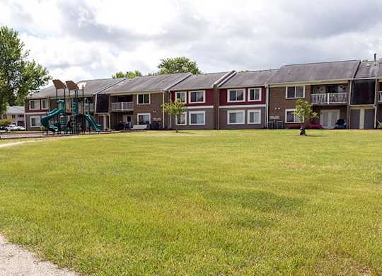 exterior courtyard with grass