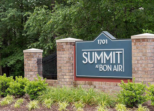 front entrance sign