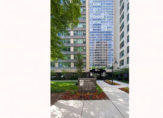 Exterior Landscape at Twin Towers, Illinois, 60615