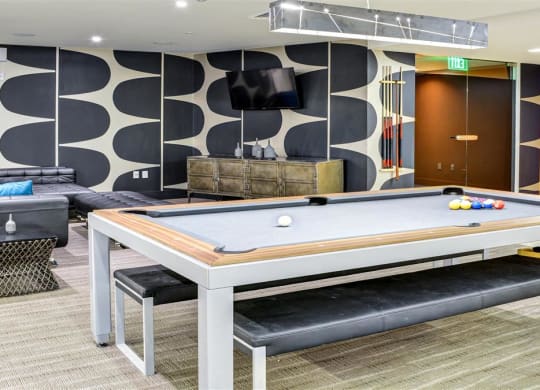 Pool Table at Esprit Apartments, Marina del Rey, California